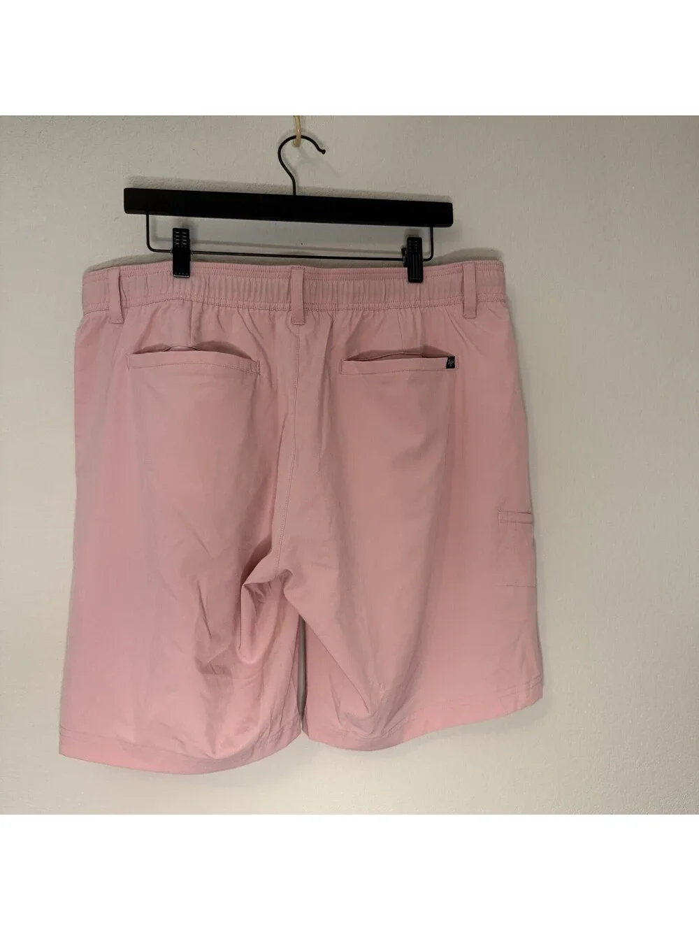 Waggle Golf Shorts Men XL Pink Performance Stretch Elastic Waist Casual